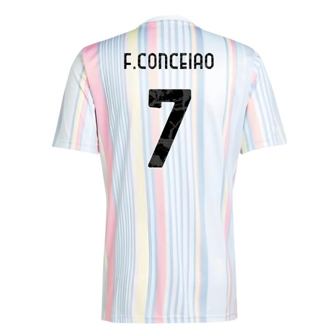 Conceiao 7 Genuine Copy Juventus Home Fan Jersey for Adults