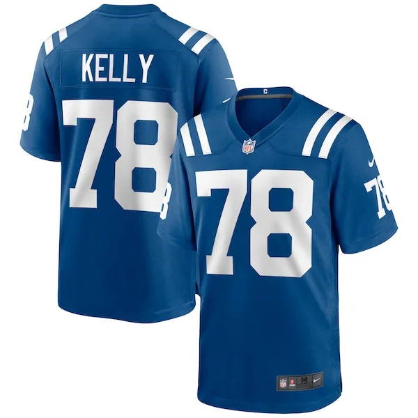 None Ryan Kelly Game Jersey - Royal | NFL Player Jersey | NFL Football
