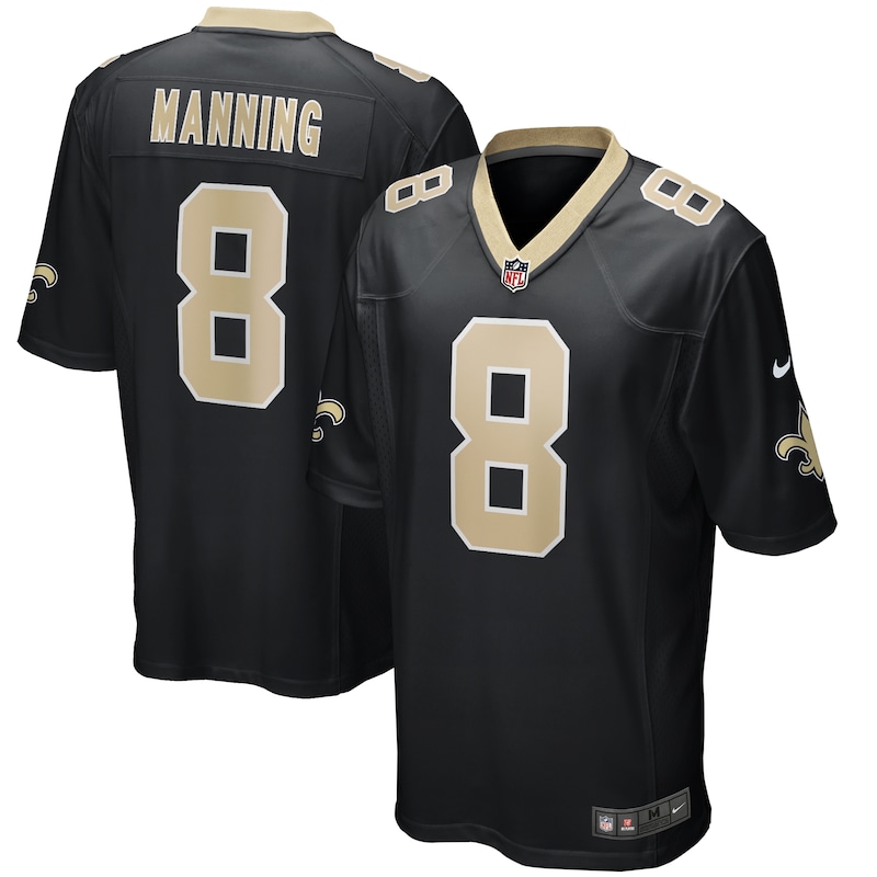 None Archie Manning NO Saints Sleek Authentic Jersey Game Day Wear