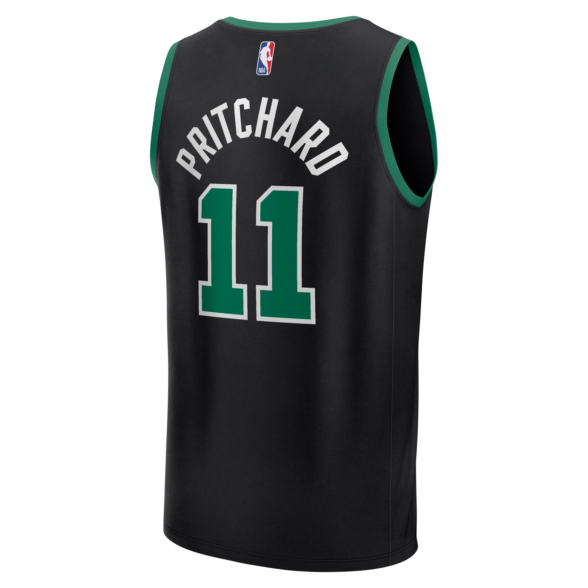 [LK] Payton Pritchard Boston Celtics Fast Break Replica Player Jersey - Statement Edition - Black