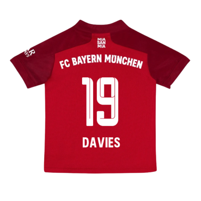 Ultra Comfort Faithful Bayern Davies #19 Updated Design Jersey