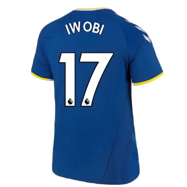 2021-2022 Durable Everton Home (iwobi 17) - Player Version Special