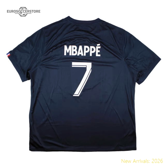 Paris Sg 2022-23 Home Shirt (sponsorless) (xxl) Mbappe 7 (bnwt)