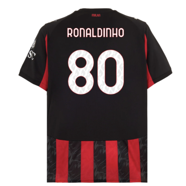 2025-2026 AC Milan Home - genuine vintage match jersey v1.814