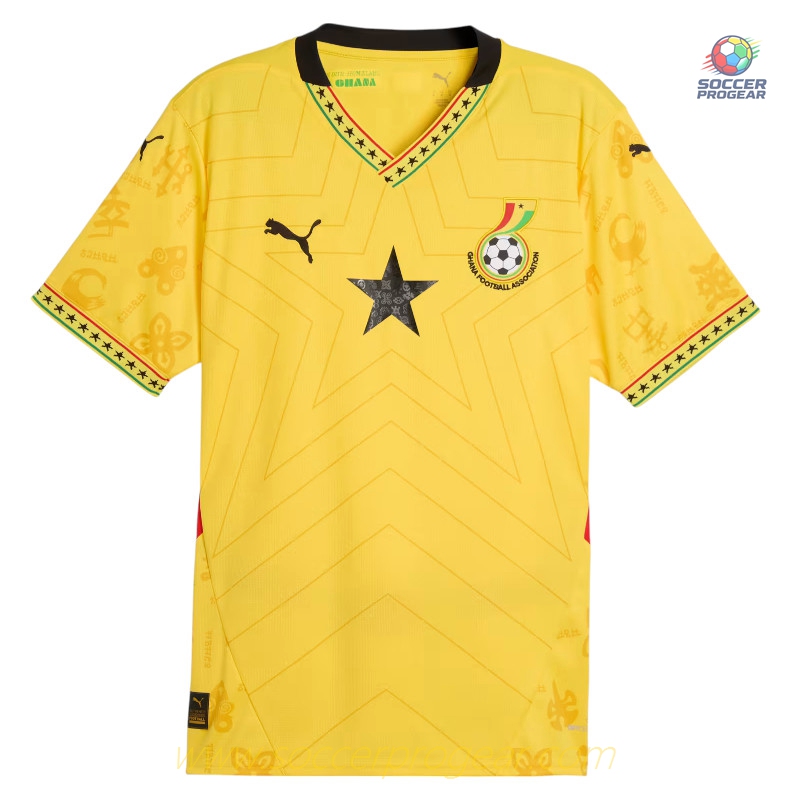 Ghana 2024/25 Collection Away Football Team Jersey