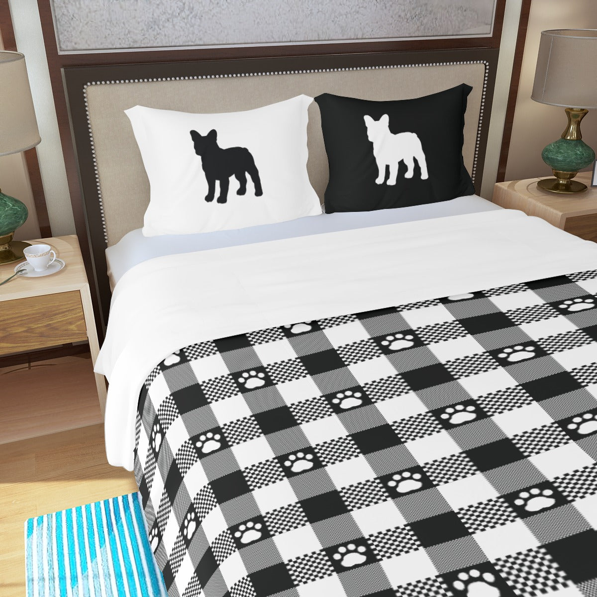 Outdoor-Adventure Cookie - Bedding Set for Bulldog Owners Comfortable