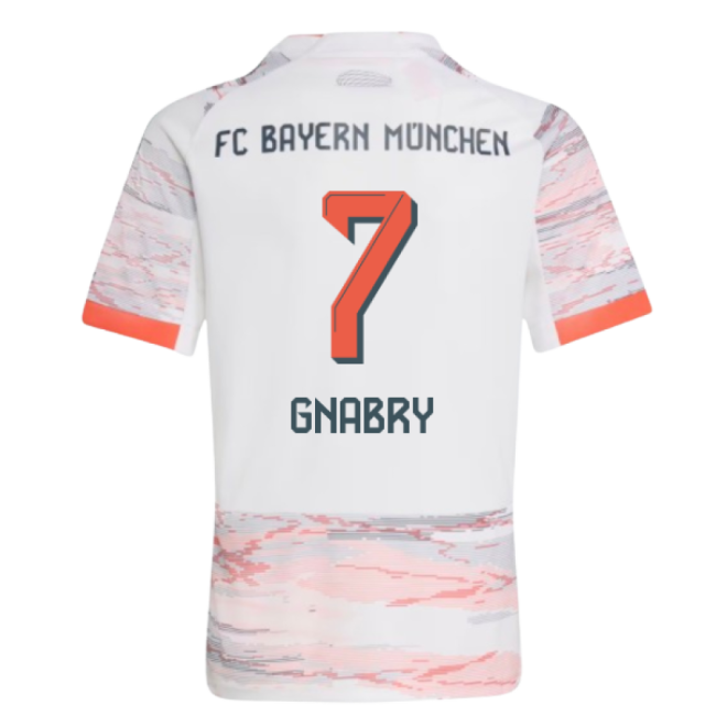 2025-2026 Bayern Munich Away Jersey (kids) (gnabry 7) - Fan Design