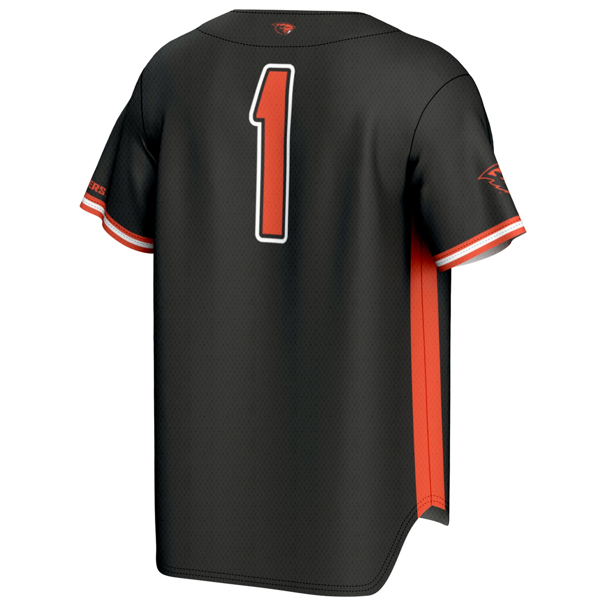 #1 Oregon State Beavers GameDay Greats Youth Lightweight Baseball Fashion Jersey - Black