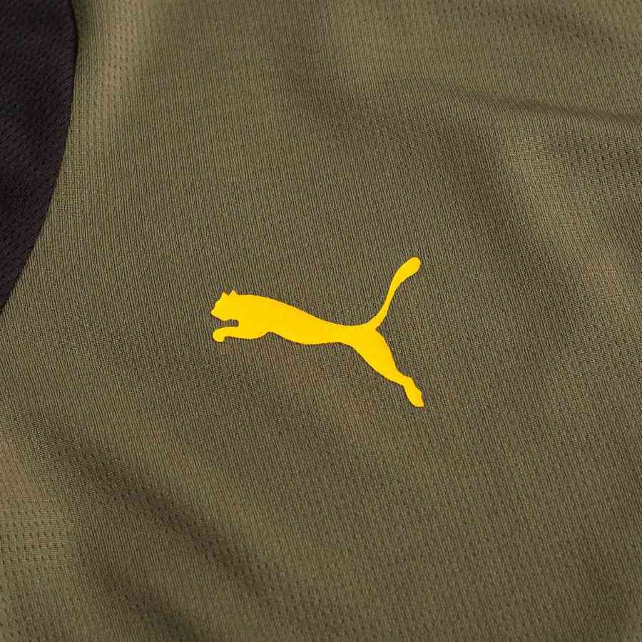 Dortmund Training T-Shirt - Loden Green/PUMA Black Kids