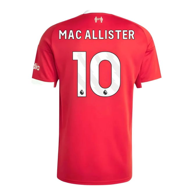 2025-20 Liverpool Home Jersey Mac Allister #10 L M S