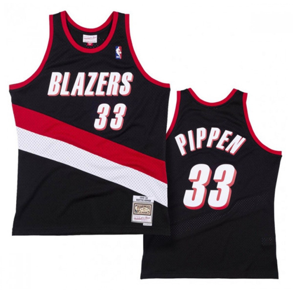Performance Official Men's Blazers #33 Scottie Black Basketball Jersey