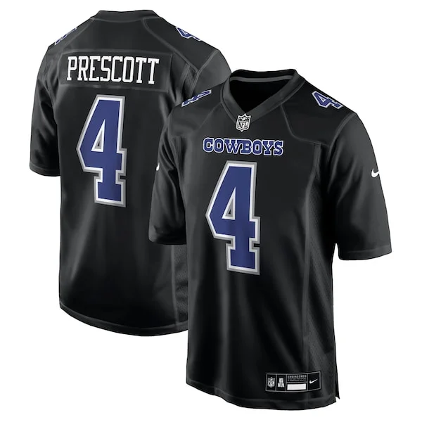 Official DAL Cowboys Game Jersey - Black | NFL Fan Apparel | NFL Footb