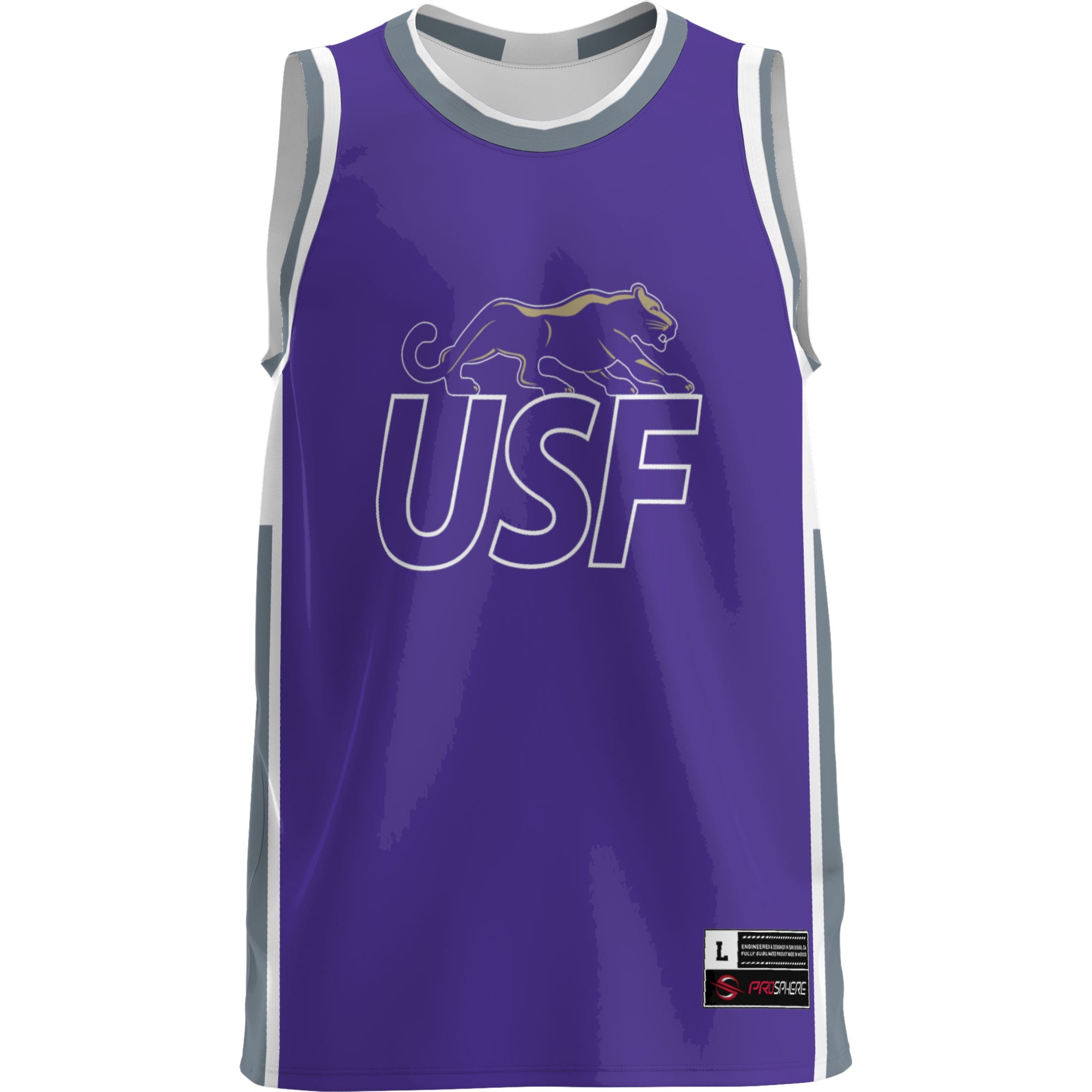 [DDG] University of Sioux Falls Cougars GameDay Greats Lightweight Basketball Jersey - Purple