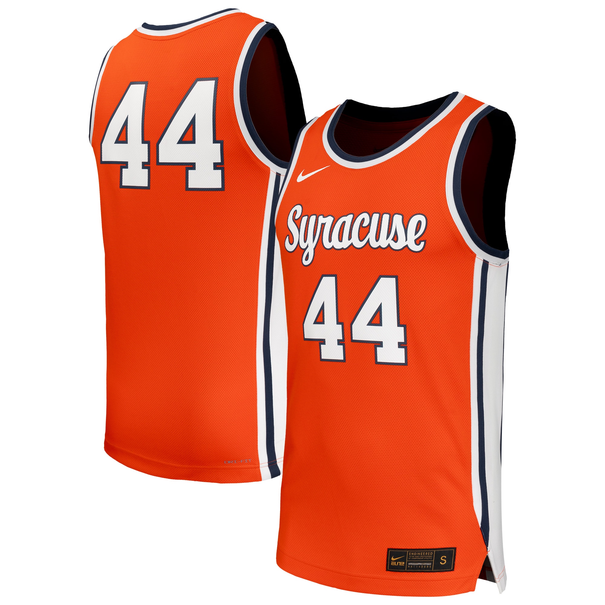 [NJP] Women's Syracuse Orange Replica Basketball Jersey - Orange