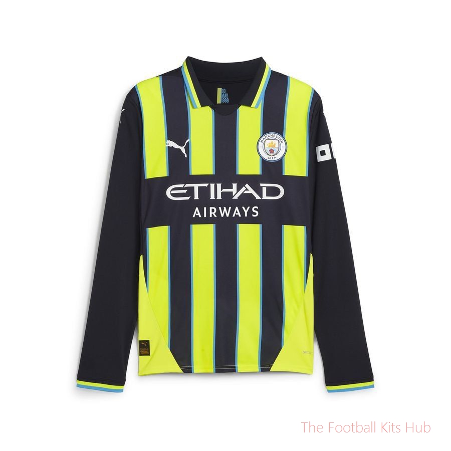 Manchester City Away Shirt 2024/25 Long Sleeves
