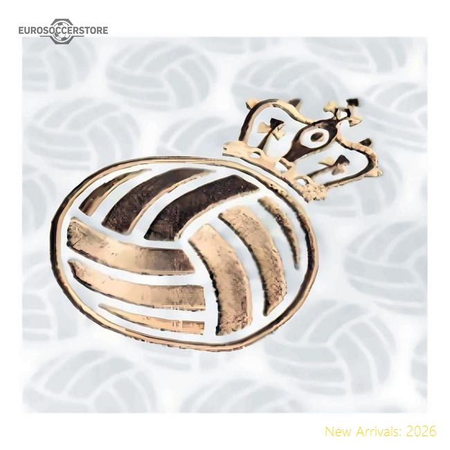 High-Quality Match-Day Madrid La Corona Ball Shapes Retro Shirt