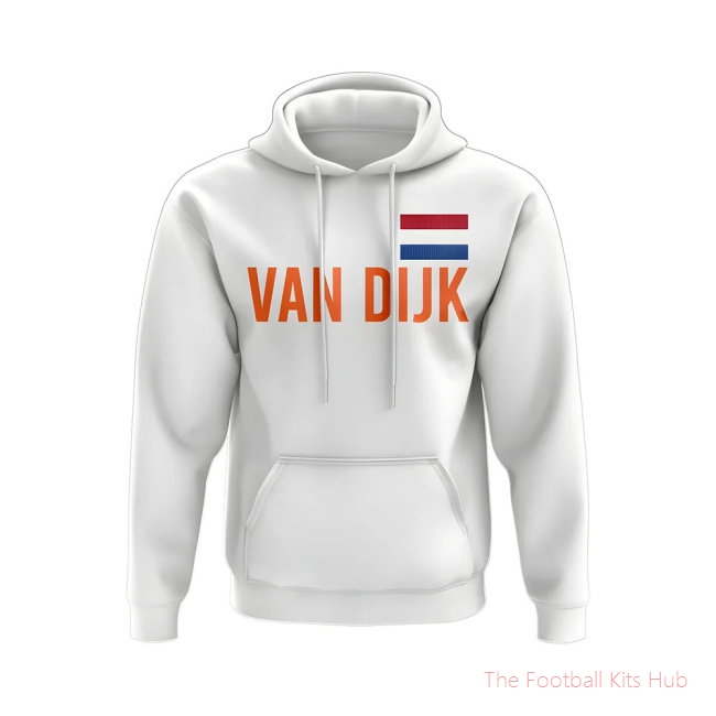 Van Dijk Holland Name Hoody (White)