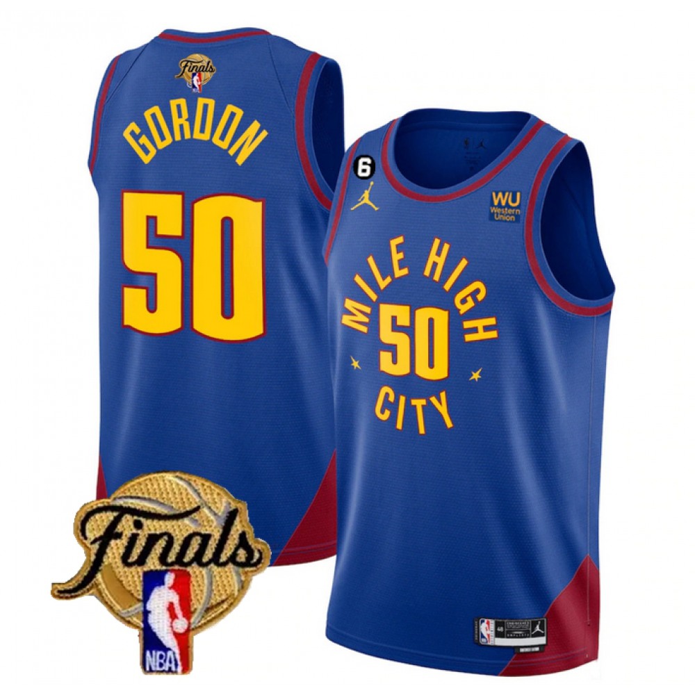Elite 50 Denver Nuggets Jersey Blue - - Game Day Essential