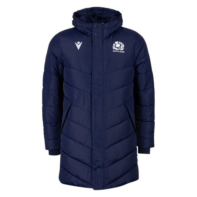 [SPK] 2026 2027 Scotland Rugby Long Bench Padded Jacket Kit (Navy)