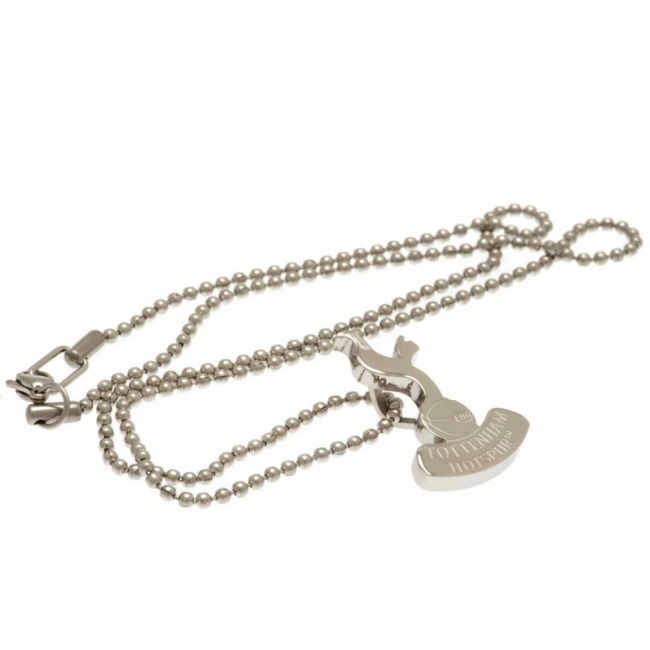Spurs Official Tottenham Hotspur FC Stainless Steel Pendant & Chain
