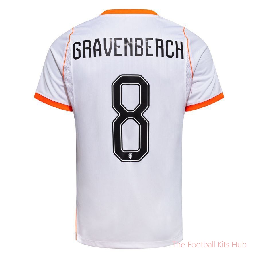Holland Away Shirt World Cup 2026 GRAVENBERCH 8