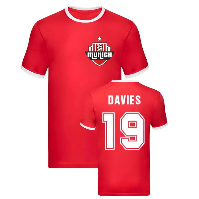 Alphonso Davies Bayern Munich Ringer official style T-Shirt (Unisex