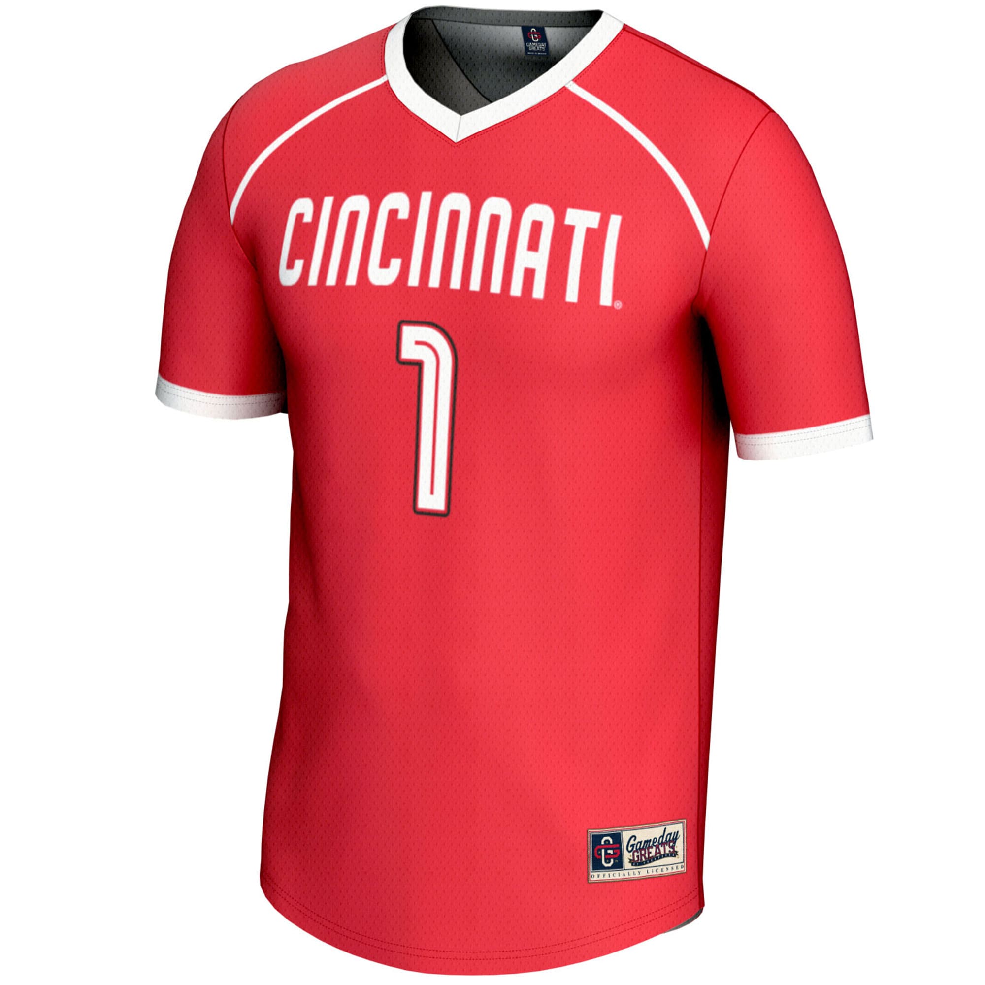 [DDG] Cincinnati Bearcats GameDay Greats Youth Lightweight Women's Lacrosse Fashion Jersey - Red