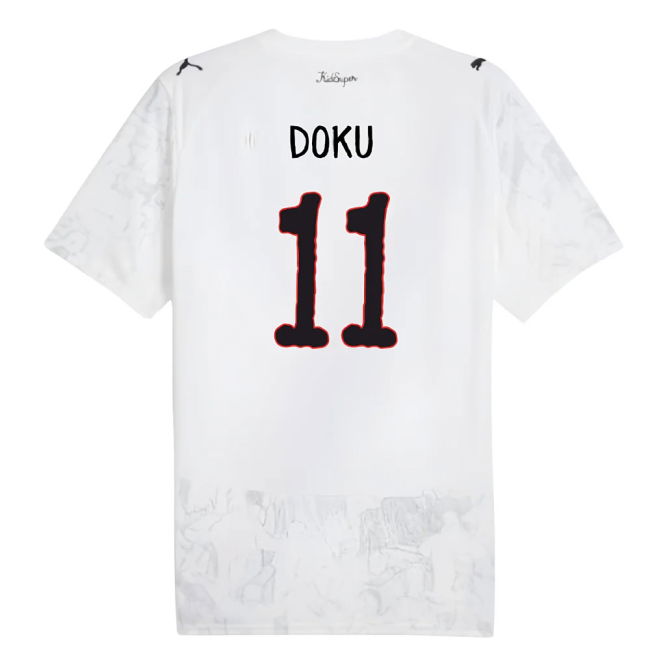 2025-2026 KIDSUPER x Manchester City CWC Shirt (White) (Doku 11)