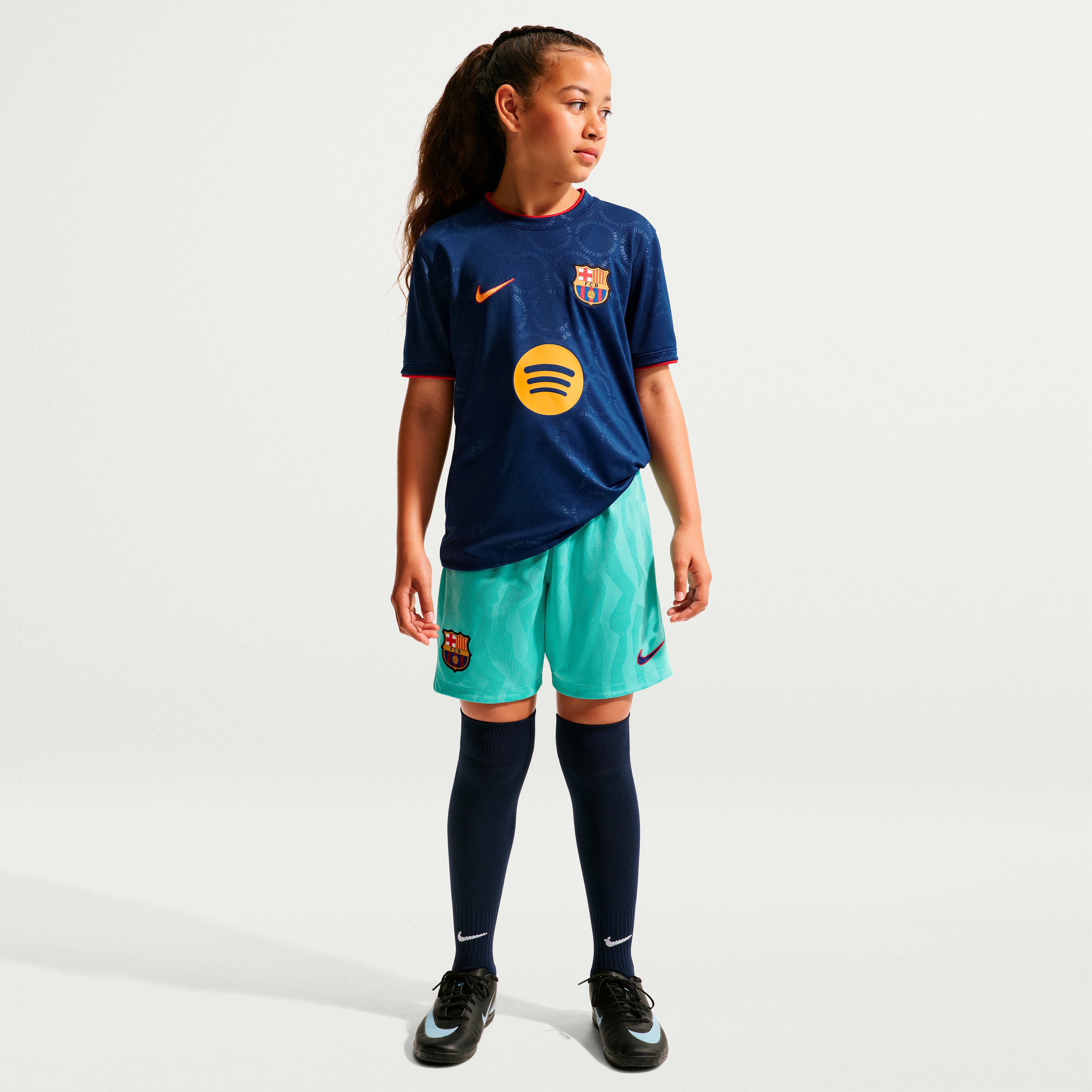 [LK] Barcelona Youth 2026/27 Dri-FIT Pre-Match Jersey Top - Royal