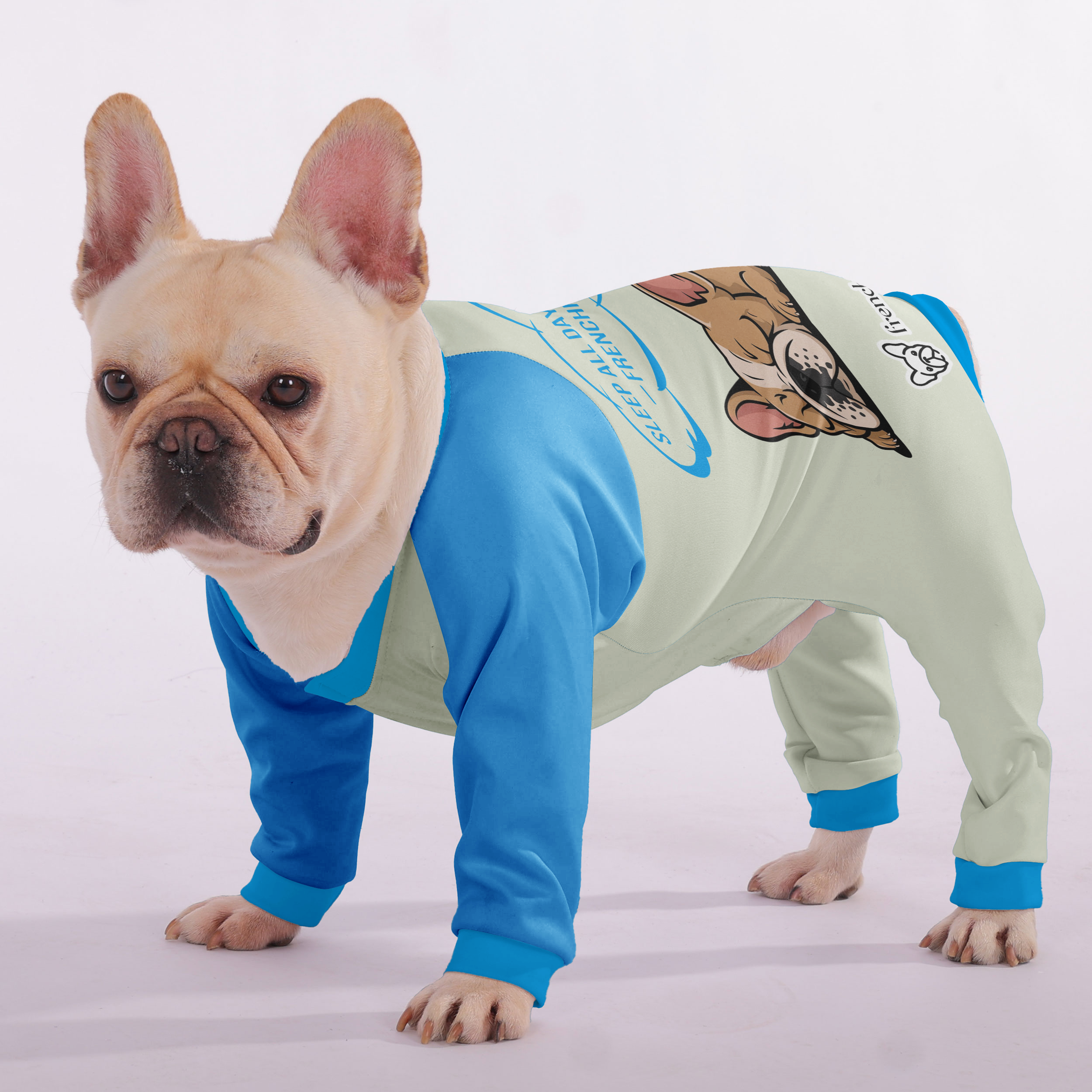 Sleep all day, snore all night—Frenchie life goals.— - Frenchie Pajamas – Ultra-Soft, Cozy, & Adorably Stylish