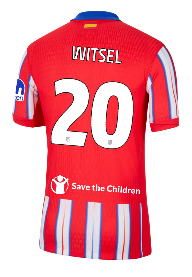 Atletico Madrid 24-25 Home Champions League WITSEL 20 Jersey