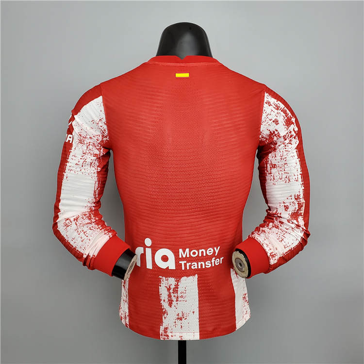 Moisture Wicking Atletico Madrid Soccer Jersey 21-22 Home RedWhite