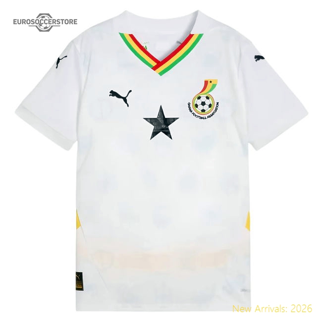 Elite 2024-2025 Black Stars First Jersey (kids) (kudus 10)