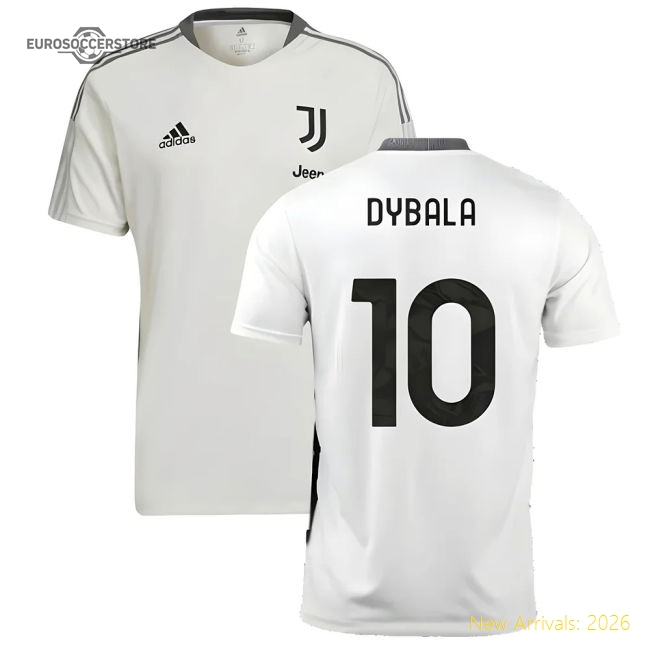 Genuine 2021-2022 Juventus Training Shirt (White) (Dybala 10)