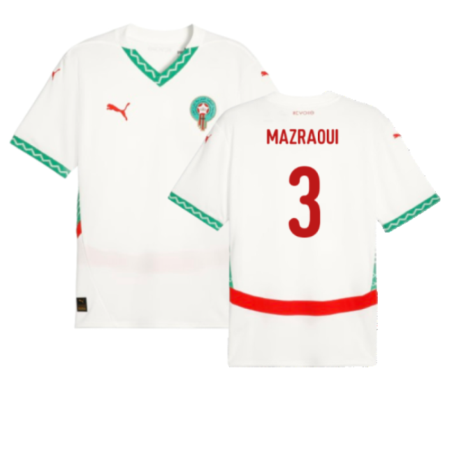 High-quality 2024-2025 Morocco National Team Road Jersey (mazraoui 3)