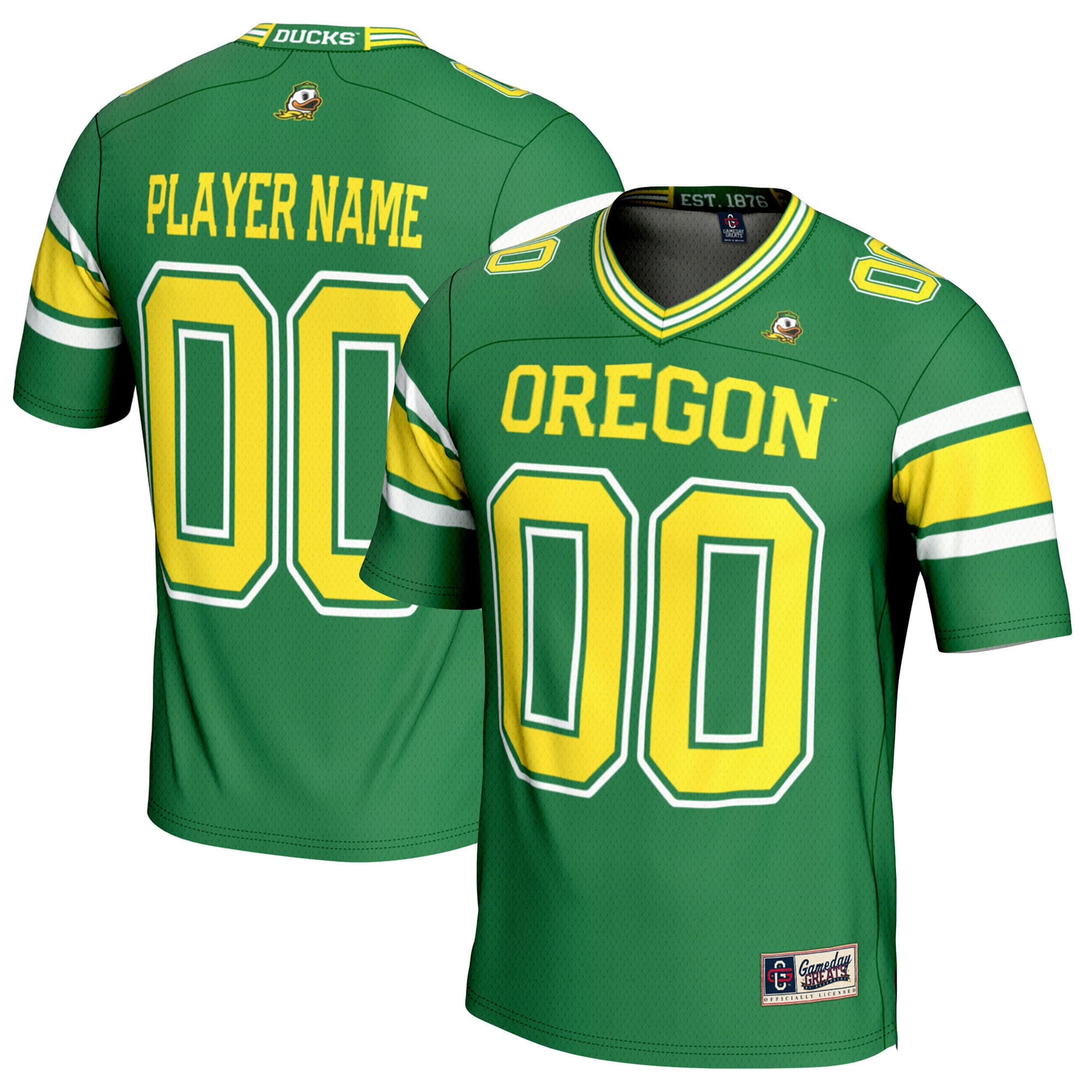 Oregon Ducks GameDay Greats NIL Pick-A-Player 26/27 Football Jersey - Green