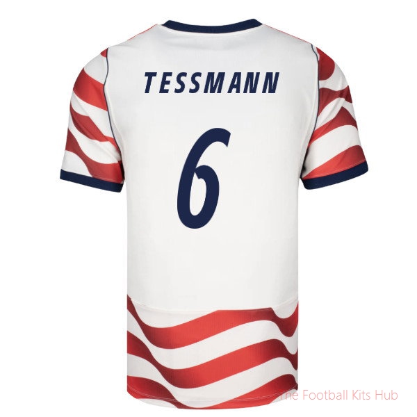 2026-2027 USA USMNT Match Home Authentic Jersey (Tessmann 6)
