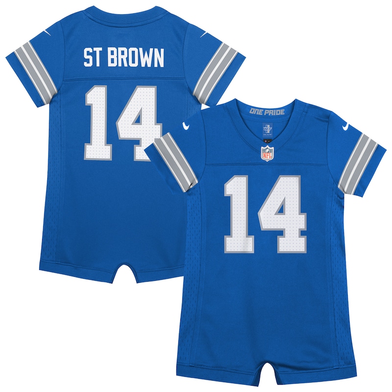 None Amon-Ra St. Brown DET Lions Vintage Officially Licensed Jersey