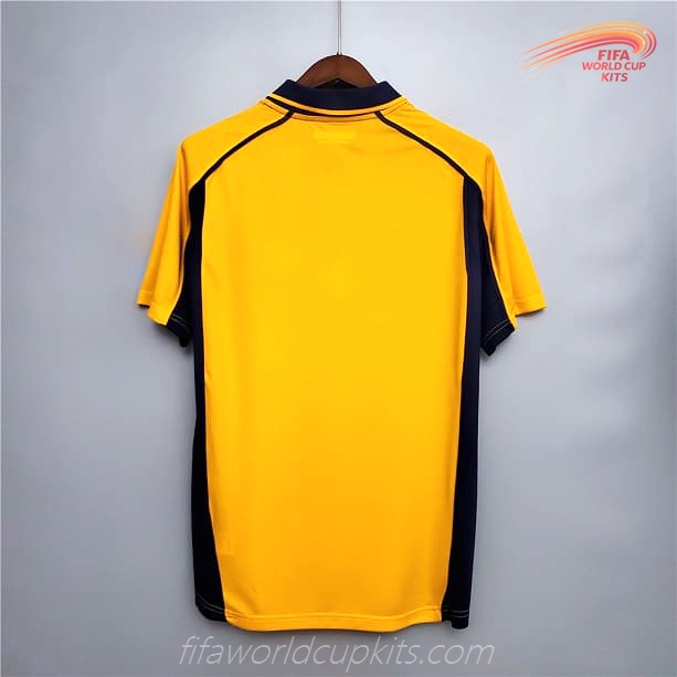 Liverpool 00-01 season Secondary Amber Soccer Kit