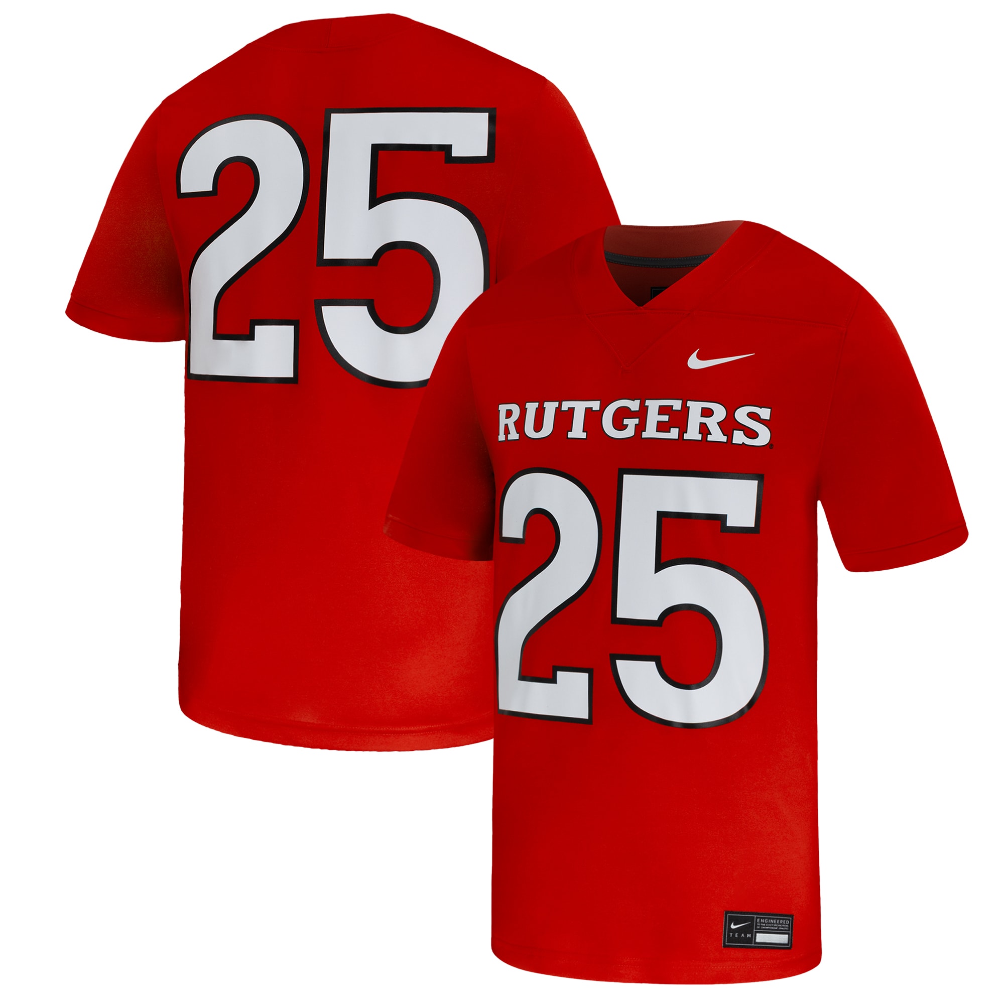 [NJP] Women's Rutgers Scarlet Knights Untouchable Replica Game Jersey - Scarlet