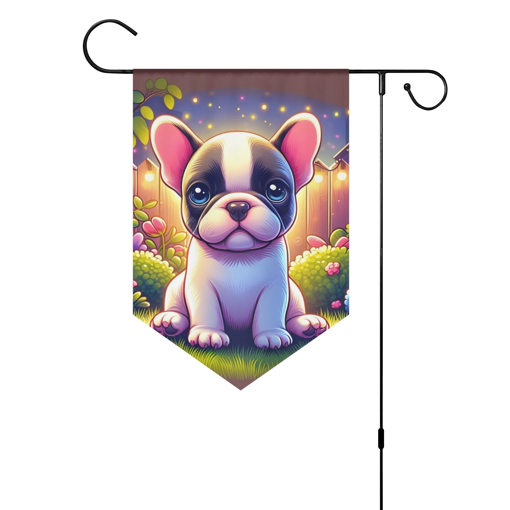 Comfortable Milo - Premium Garden Flag Banner Dog Supplies