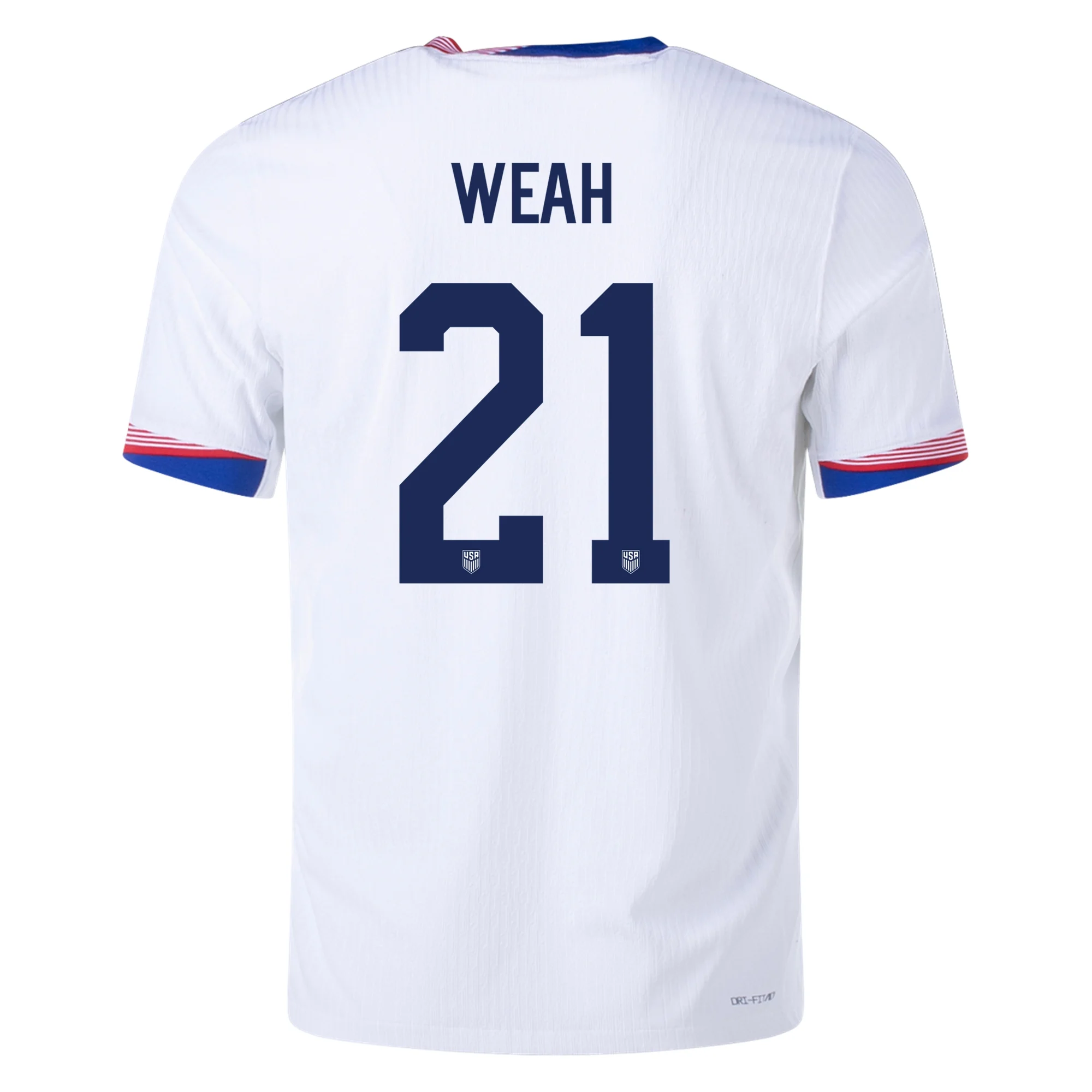USA Timothy Weah 2024-2025 Home Jersey –  Collector Edition S