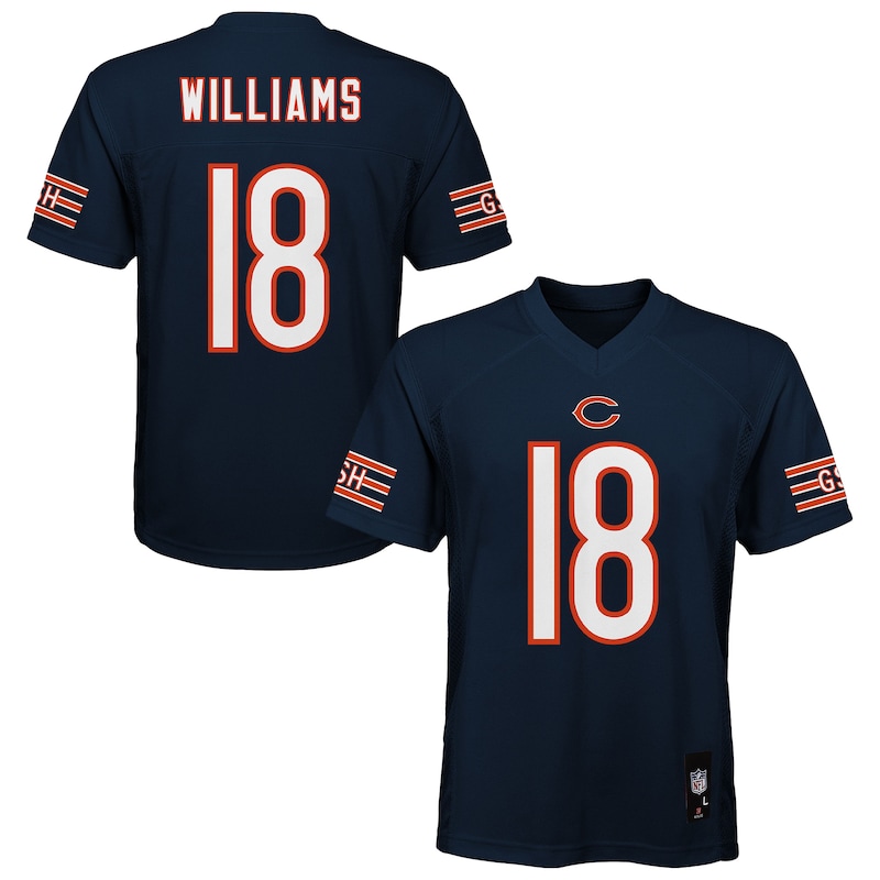 None Caleb Williams CHI Bears Bold High-Quality Jersey Football Appare