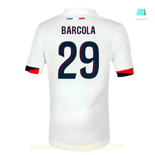 2025-2026 PSG Away Shirt (Sponsorless) - Kids (Barcola 29)