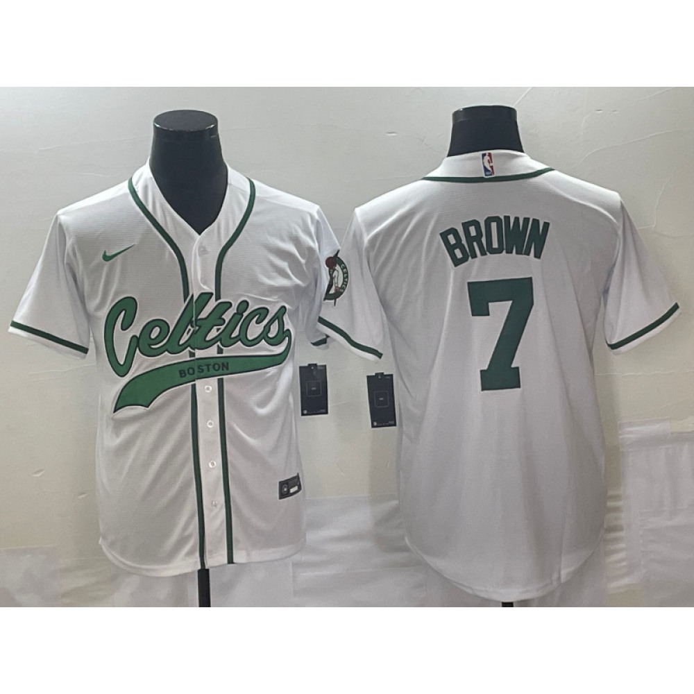 Premium 7 Boston Celtics Jersey White - - Game Day Essential