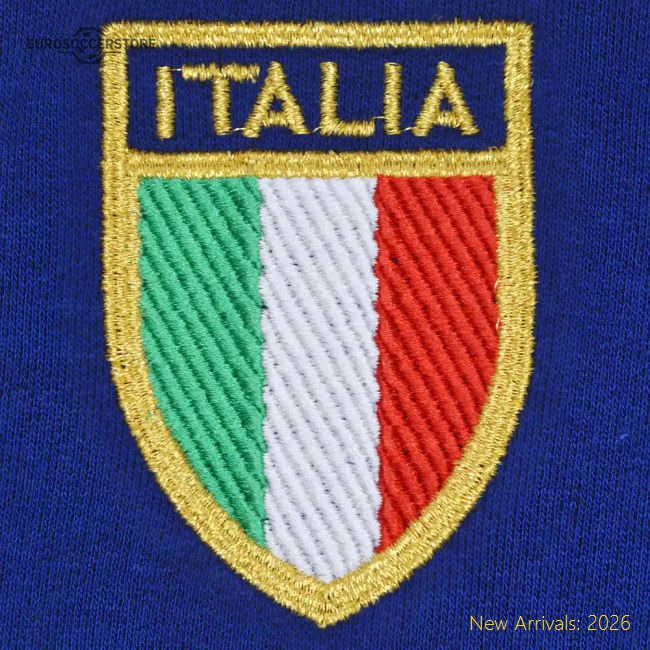 Kids Italy Hoodie - Royal/White