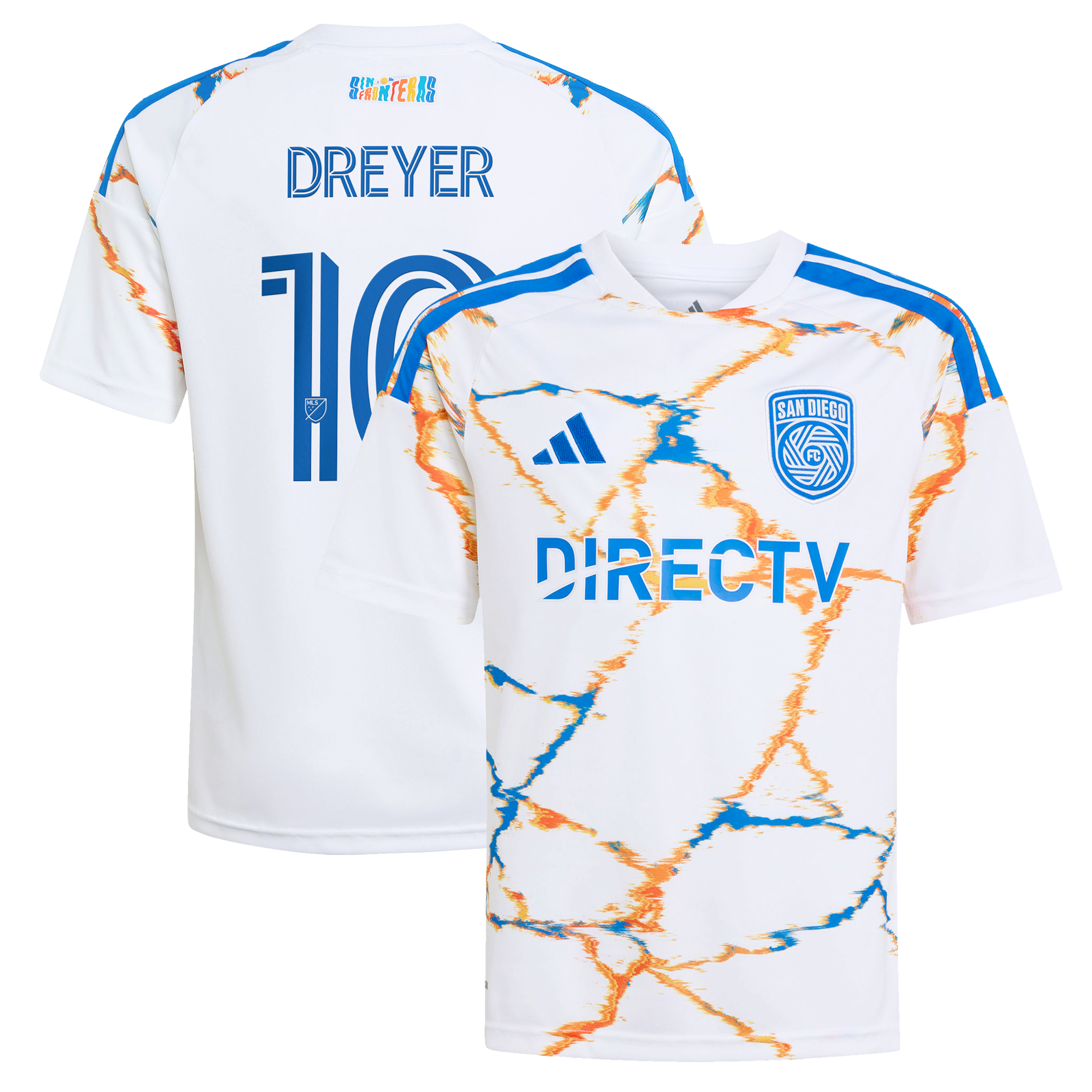 [JED] Anders Dreyer San Diego FC Youth 2026 Unprecedented Unity Kit Replica Jersey - White