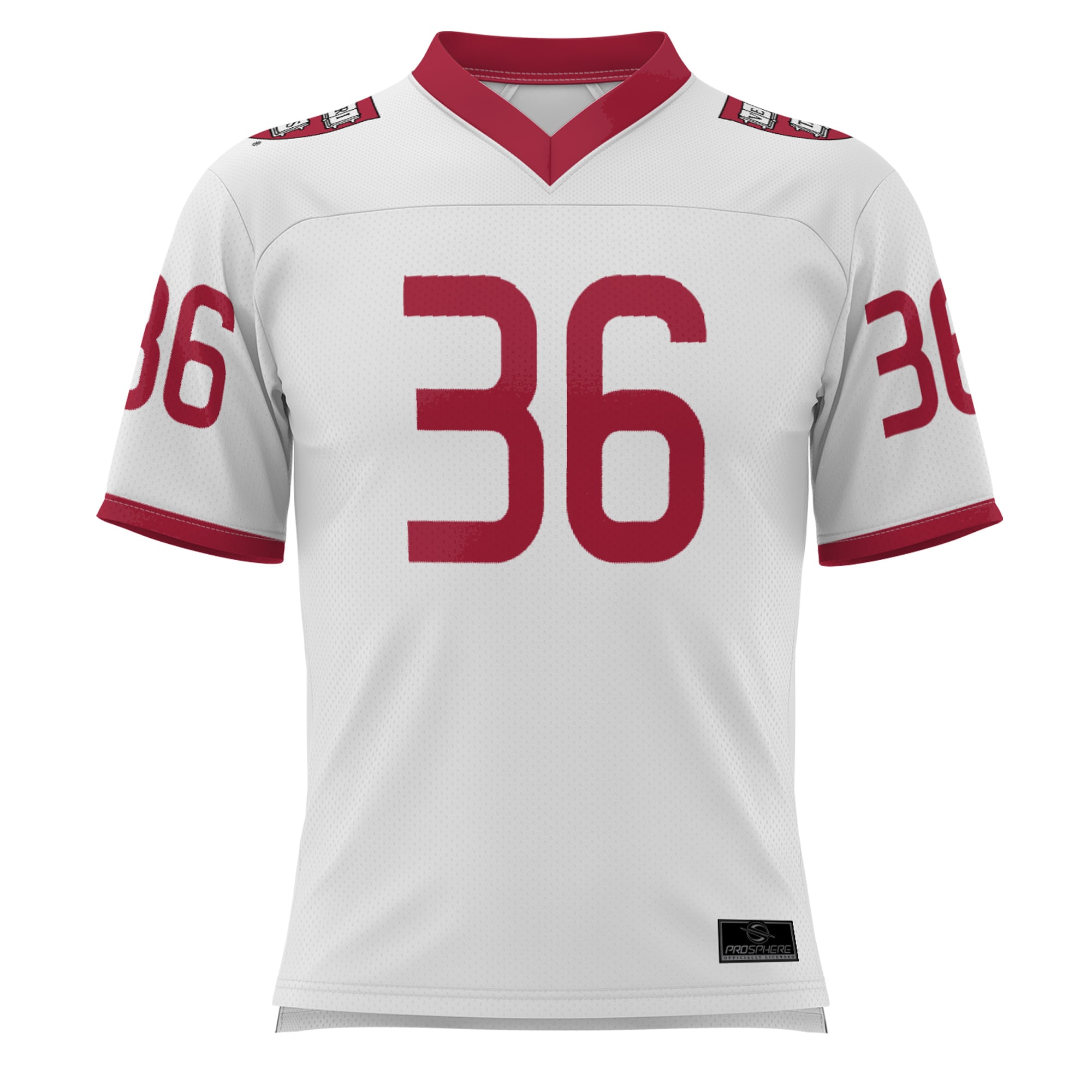 Harvard Crimson #36 Football Jersey - White | Stadium Series 2026/27