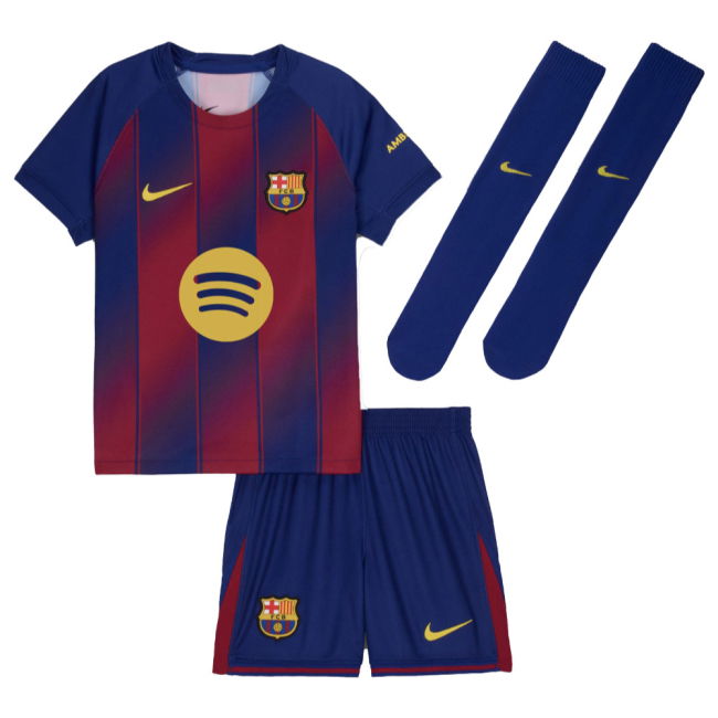 Professional 2025-2026 Barcelona Home With Retro Design