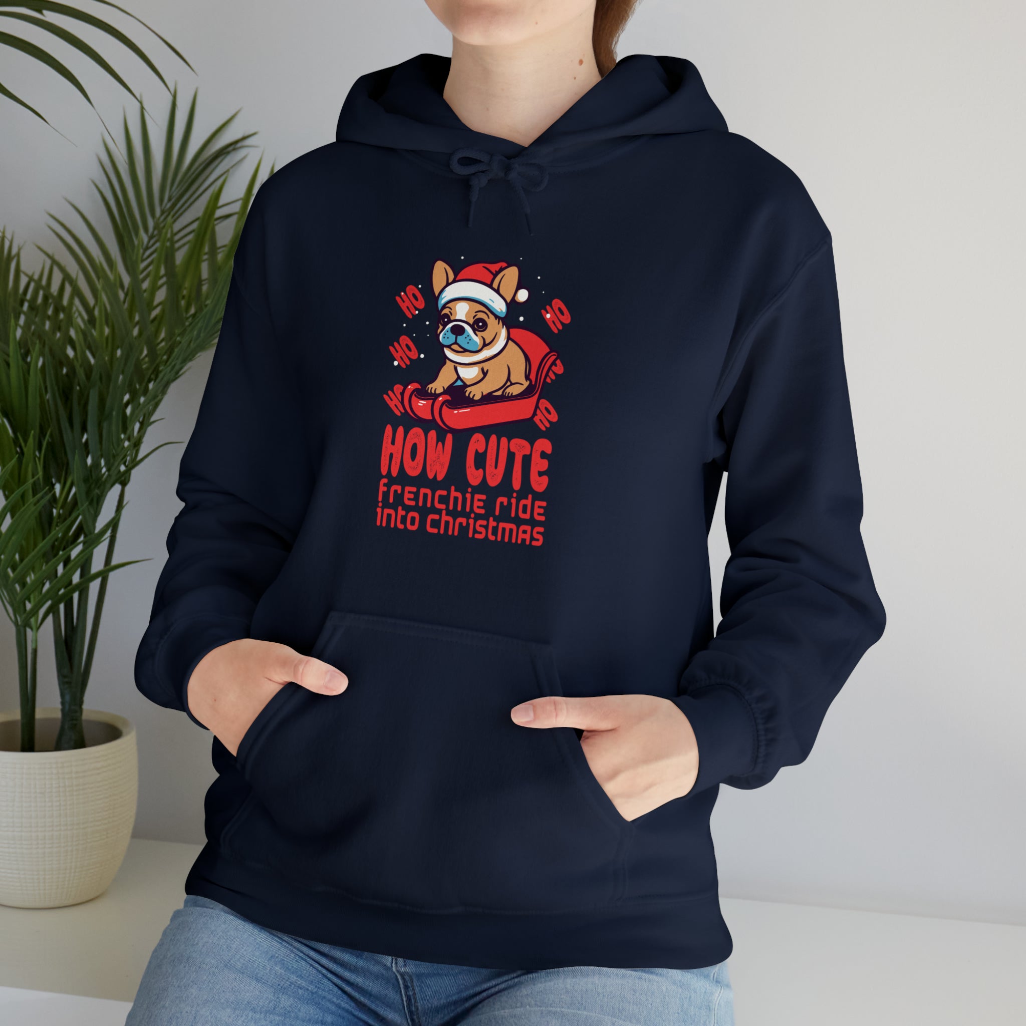 Cozy Frenchie-Fan Frenchie Ride Unisex Hoodie for Street Style Stylish